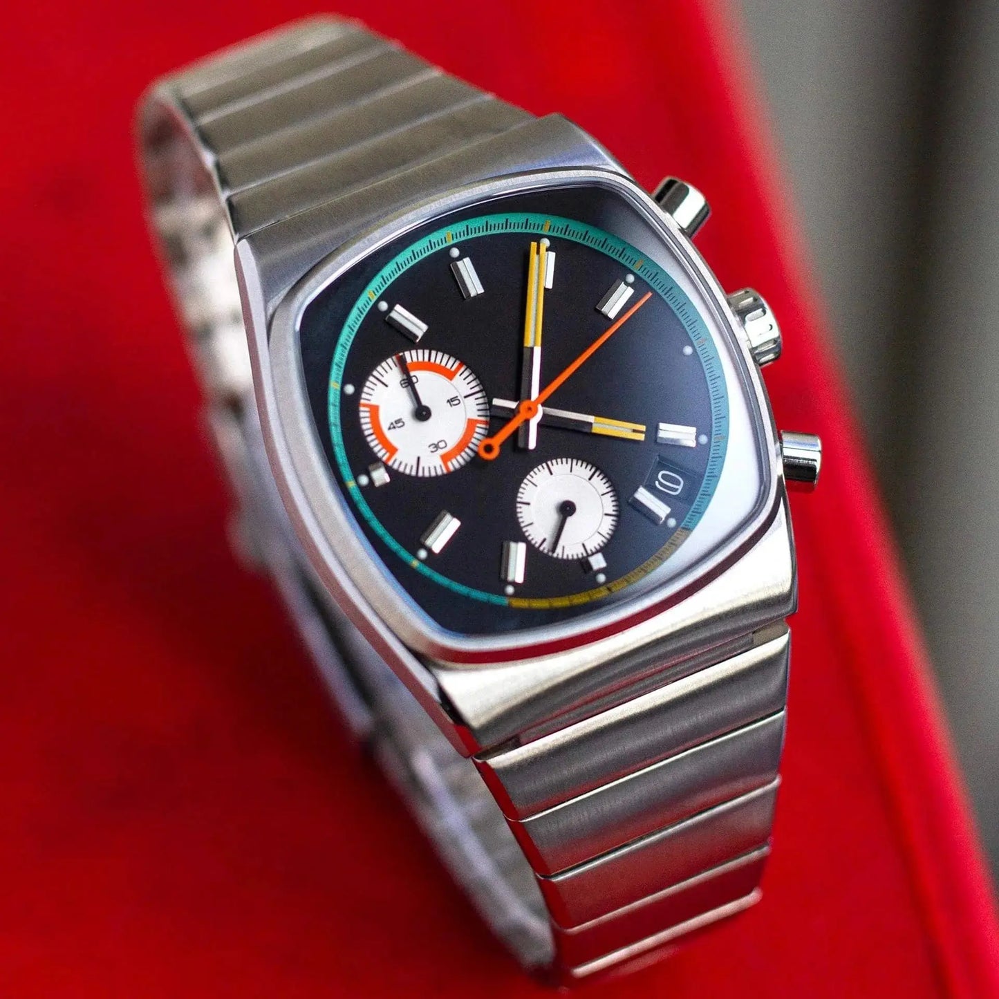 NasiR Mens Stainless Steel Automatic Luxury Brand Watch