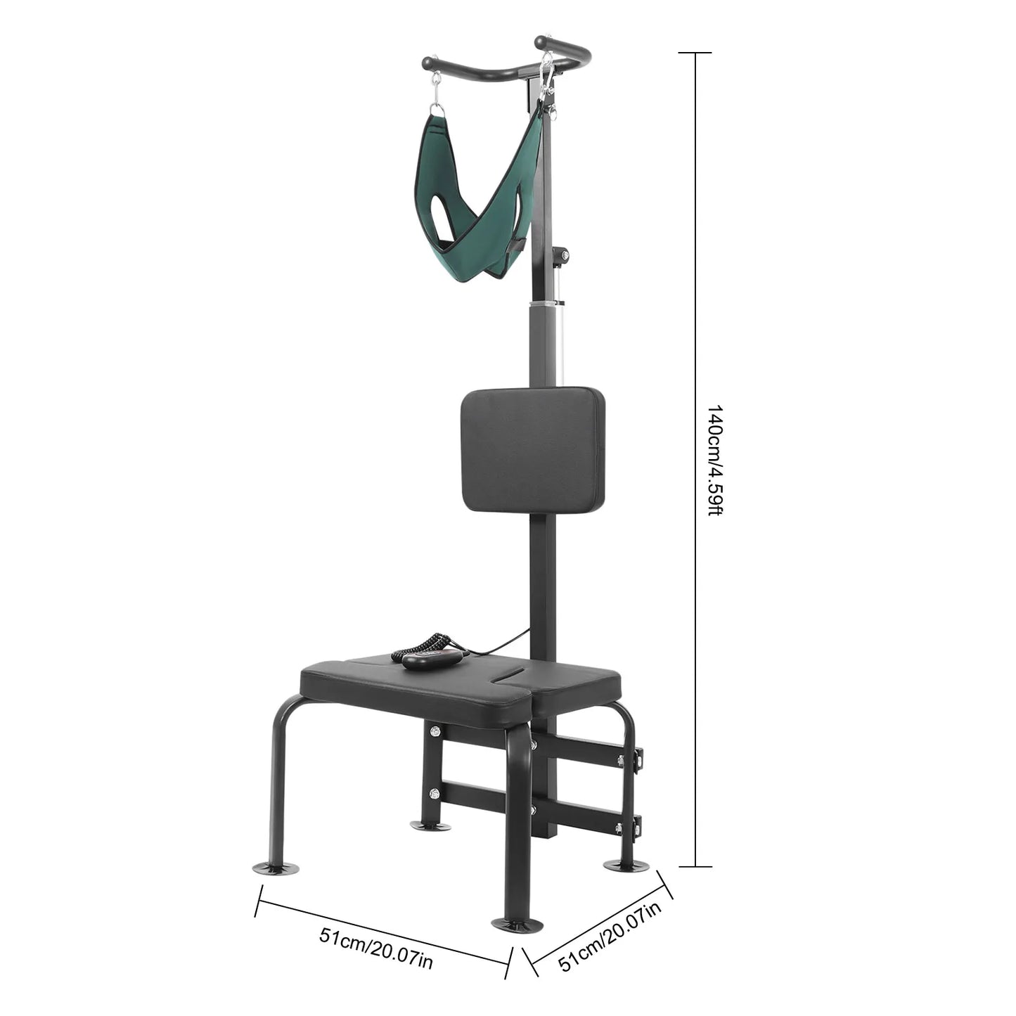 Bymaocar Electric Cervical Traction Device 6000N Neck Stretcher With Remote