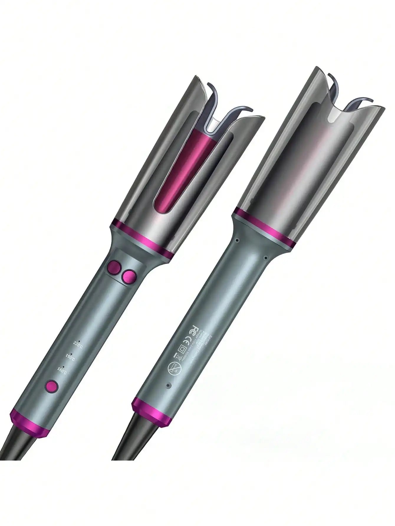32mm Negative Ion Automatic Hair Curler - Large Wave Styling Tool with Buzzer Reminder & Burn Protection, Suitable for All Ha