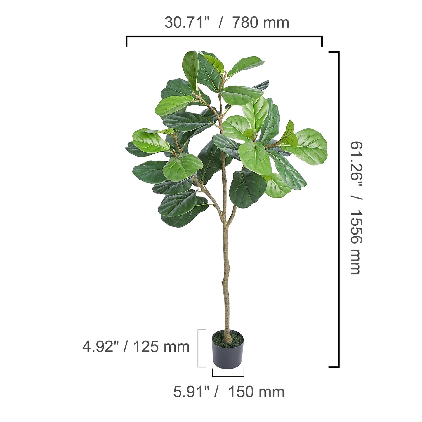 NONECN Artificial Olive Tree Indoor Faux Plant Low Maintenance