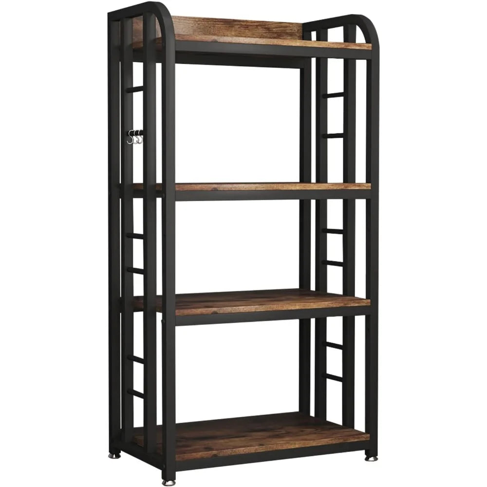 RBXC 4-Tier Microwave Oven Stand With Storage Shelves