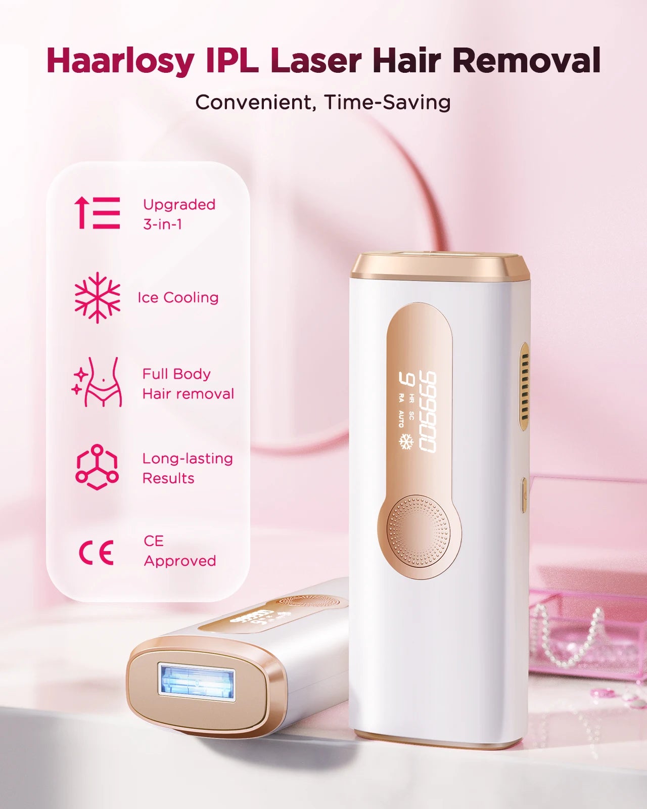 Totmizby Flash Laser Epilator IPL Hair Removal For Body Facial