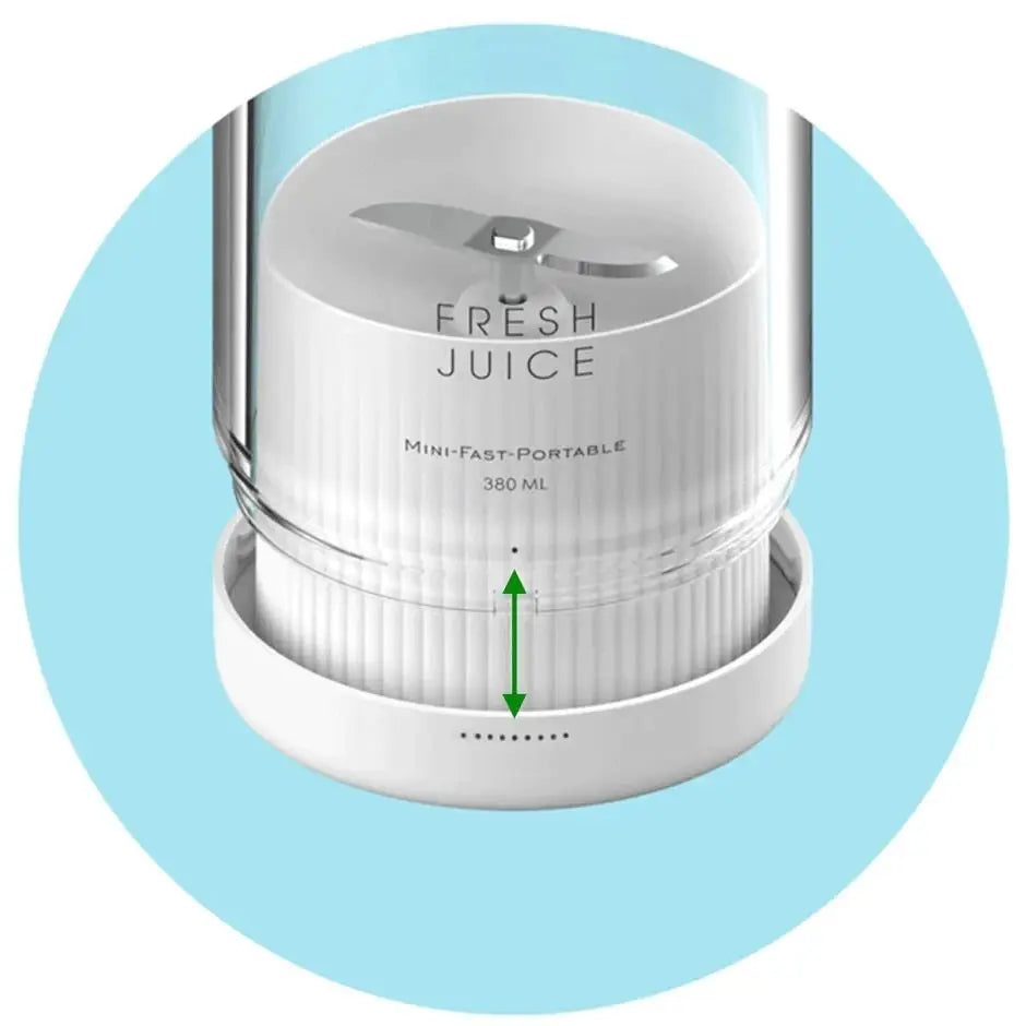 Rechargeable 350ml portable juicer, wireless orange blender, 50W USB fruit mixer, fast shipping from US warehouse