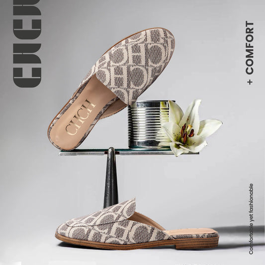CHCHCN Luxury Women's Slippers Flat Sandals Beach Shoes