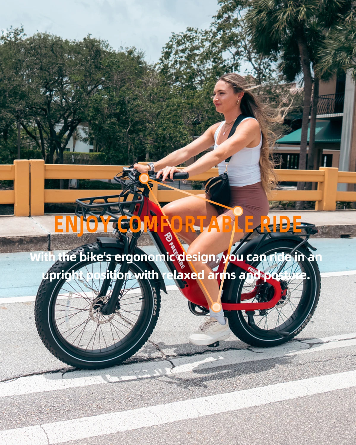 Freedare Fat Tire Electric Bike 1000W All Terrain EBike
