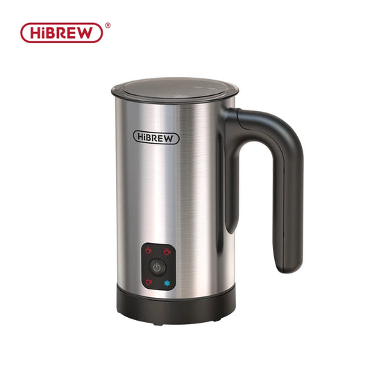 HiBREW 4 in 1 Milk Frother Frothing Foamer Fully automatic Milk Warmer Cold/Hot Latte Cappuccino Chocolate Protein powder M3A