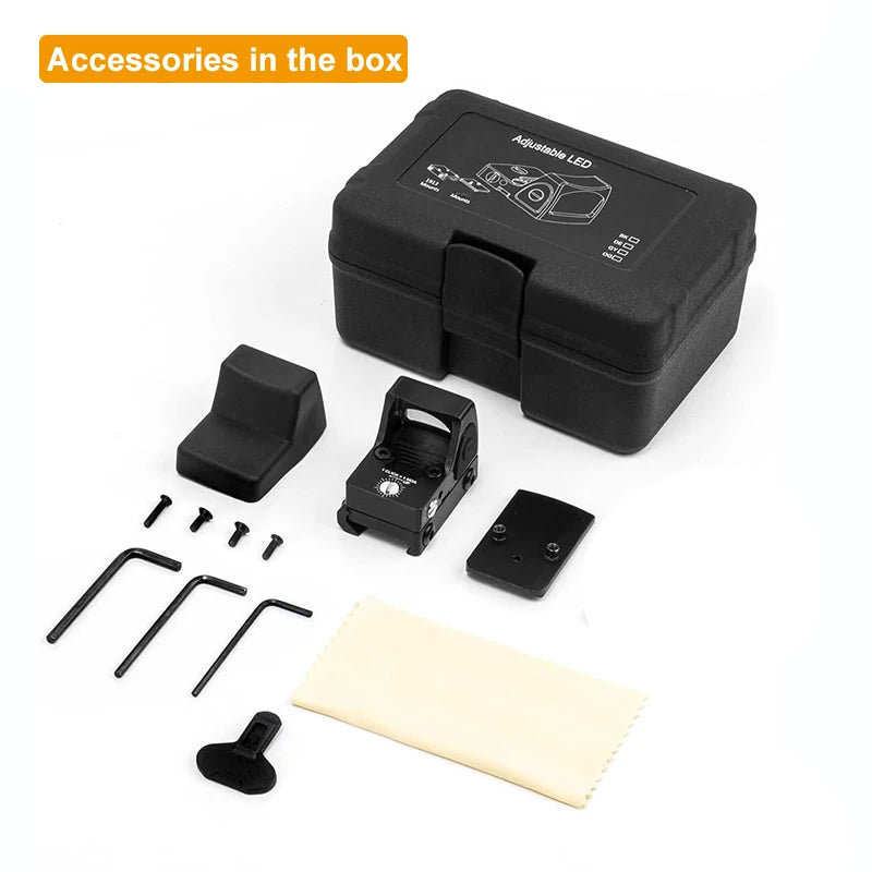 Bestsight Mini MR Red Dot Sight For Picatinny Rail Rifles