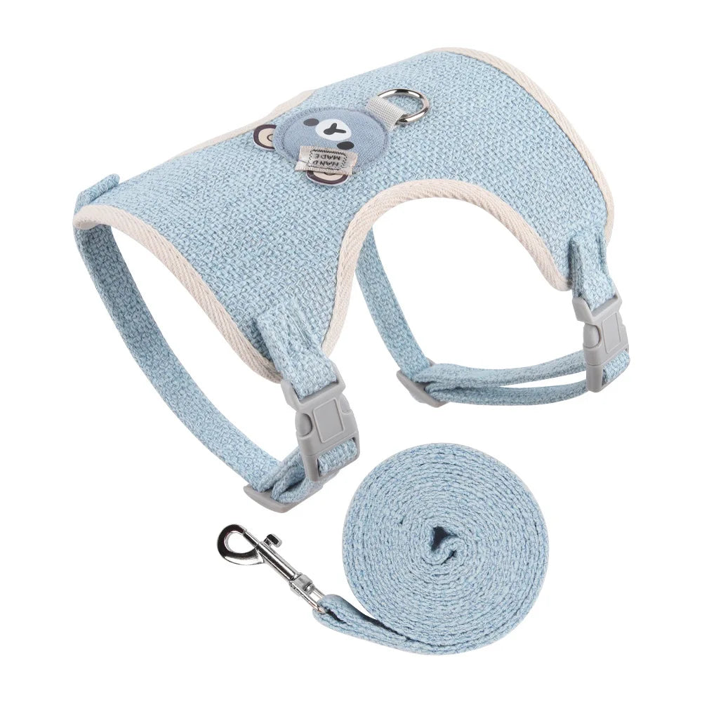 YTYINCN Cute Pet Harness and Leash Set for Small Dogs and Cats