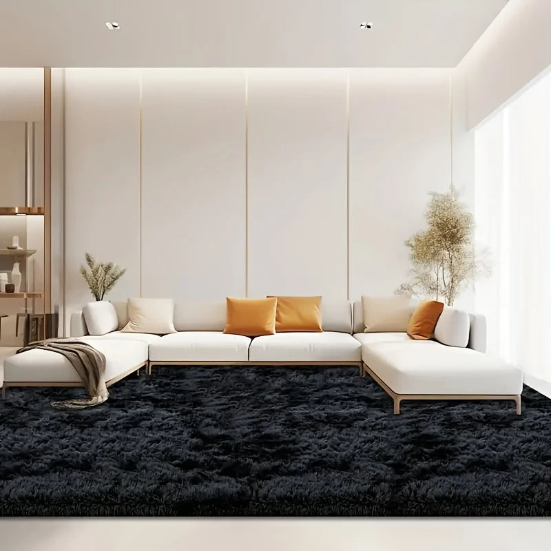 NONEDesign Geometric Plush Area Rug for Living Room Bedroom