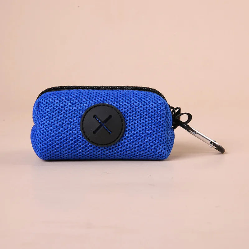 NONEDog Litter Canvas Dog Poop Bag Holder With Carabiner Clip