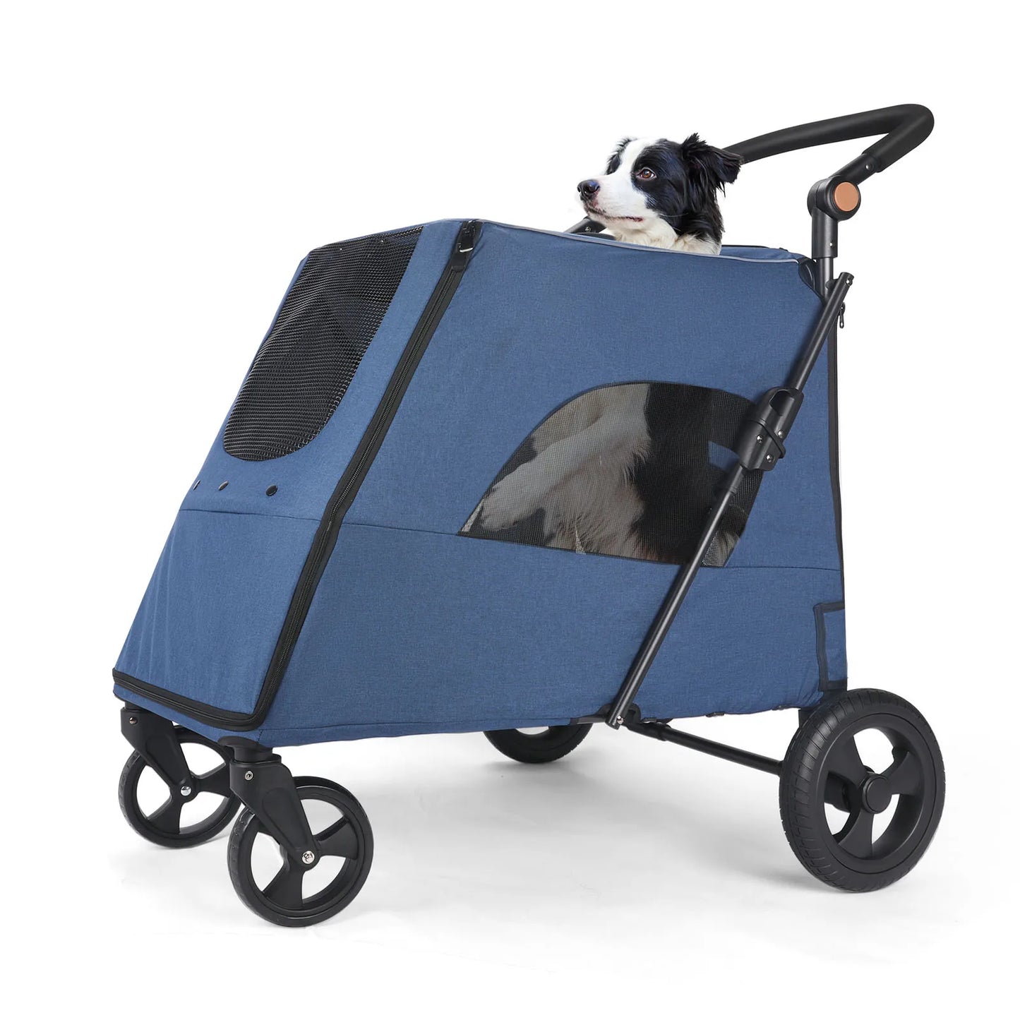 Wedyvko Pet Stroller 4 Wheel Travel Jogger For Dogs And Cats