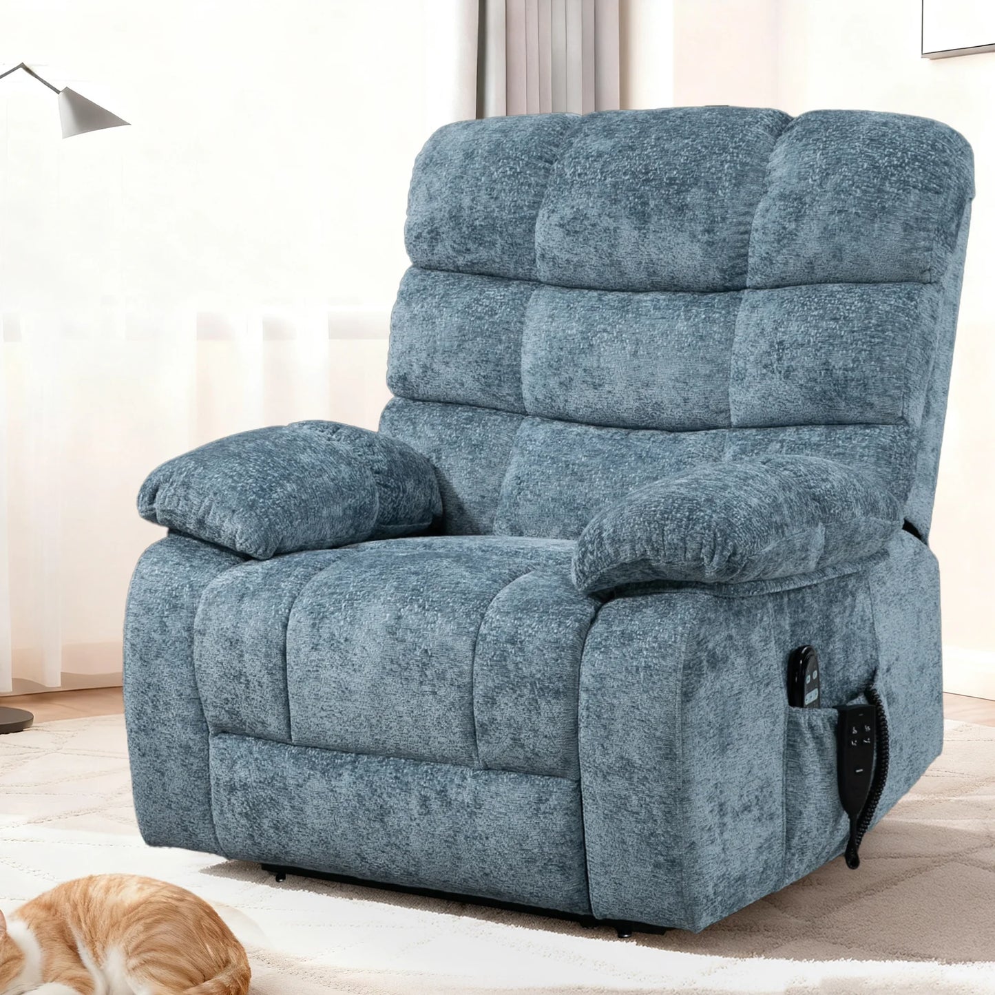 Redlife Heat Massage Power Lift Recliner Chair For Elderly