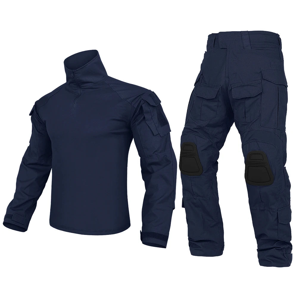 KRYDEX Tactical Camouflage Shirt and Pants Kit Combat Uniform
