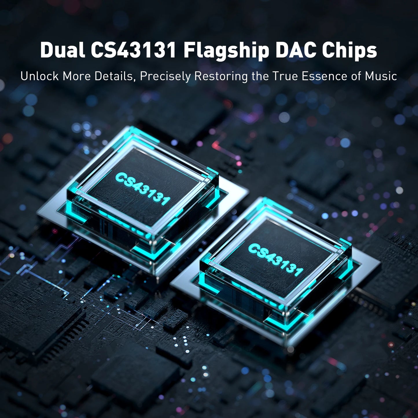 Fosi Audio DS2 Mini USB DAC Dongle Headphone Amplifier DSD Decoder 32Bit 384kHz Balanced 3.5mm 4.4mm