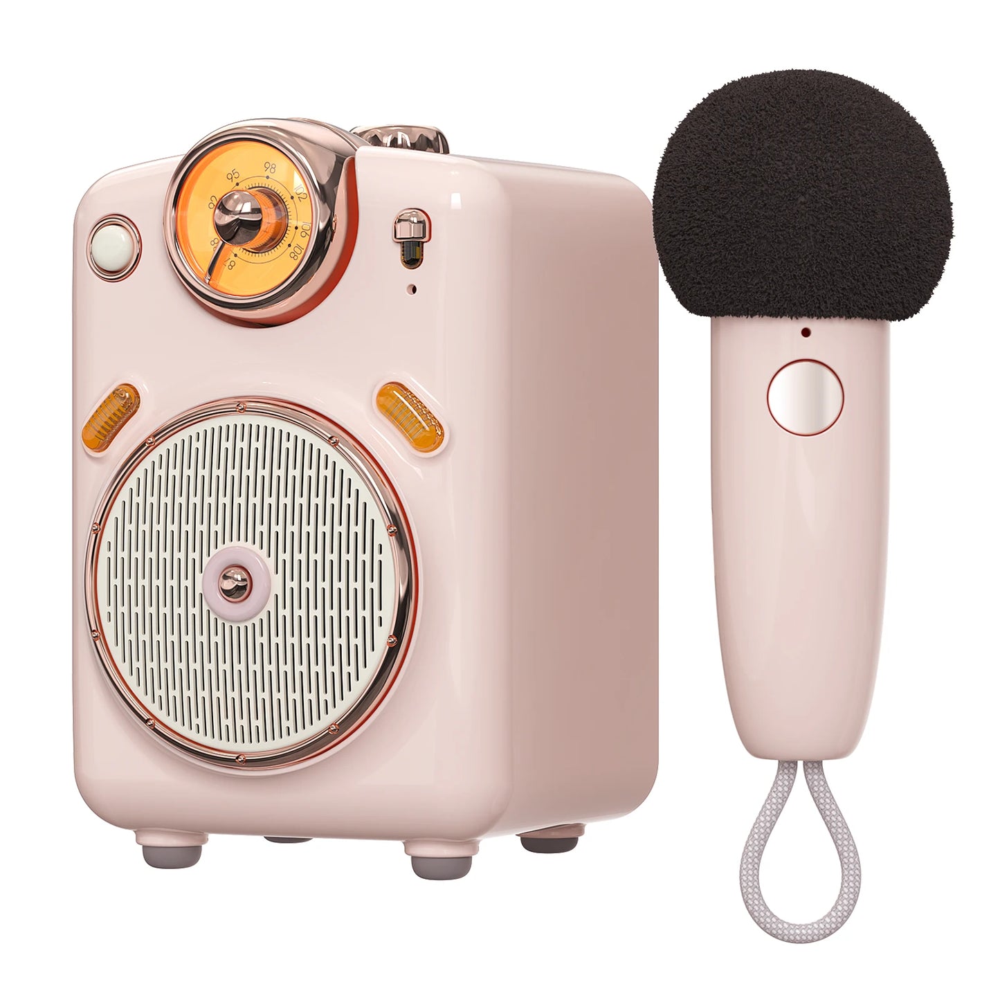 Divoom Fairy-OK Retro Mini Bluetooth Karaoke Speaker With Microphone