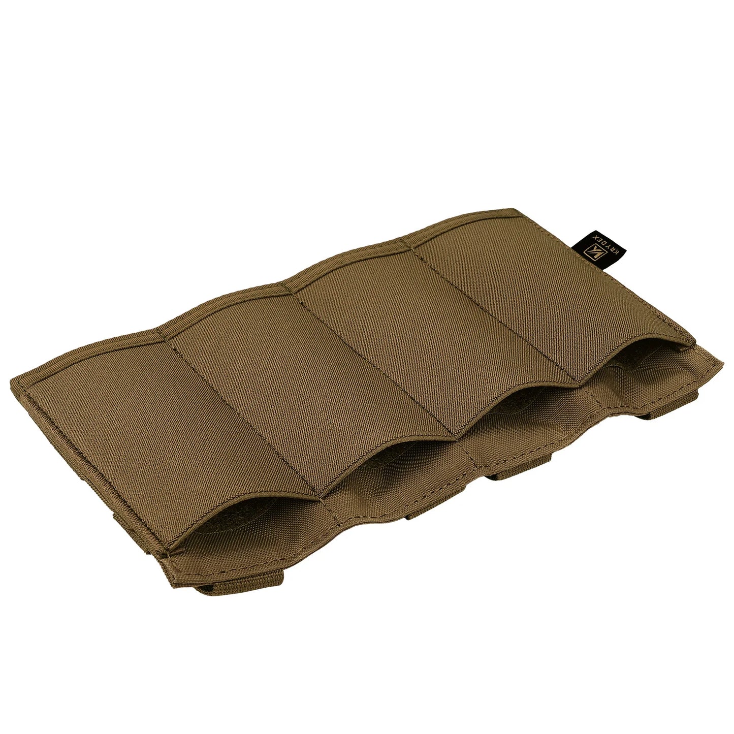 KRYDEX Quadruple Elastic Magazine Pouch MP7 KRISS Pistol MOLLE Holder