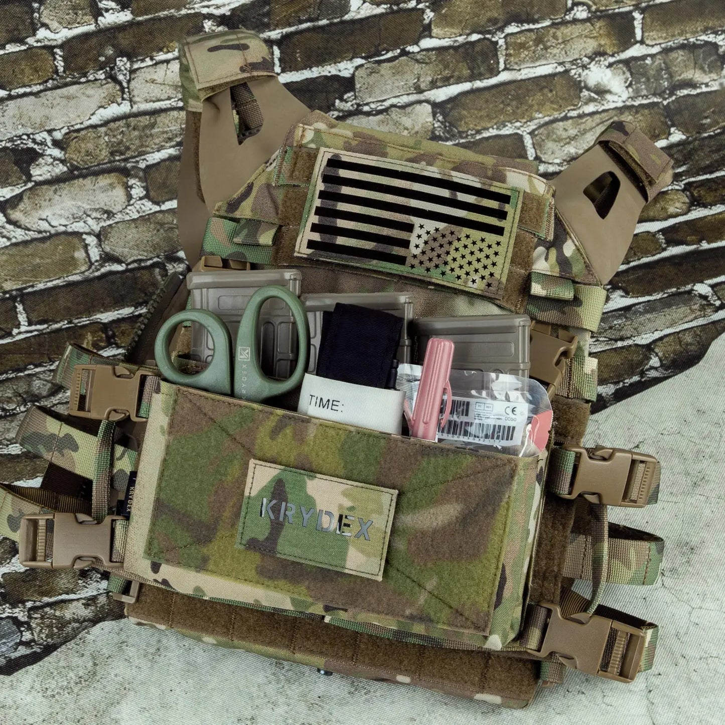 KRYDEX Tactical Micro Fight Chassis Front Panel Mag Pouch