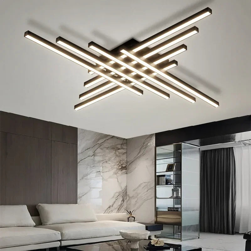 Nordic Minimalist LED Ceiling Lamp Strip Light For Living Room