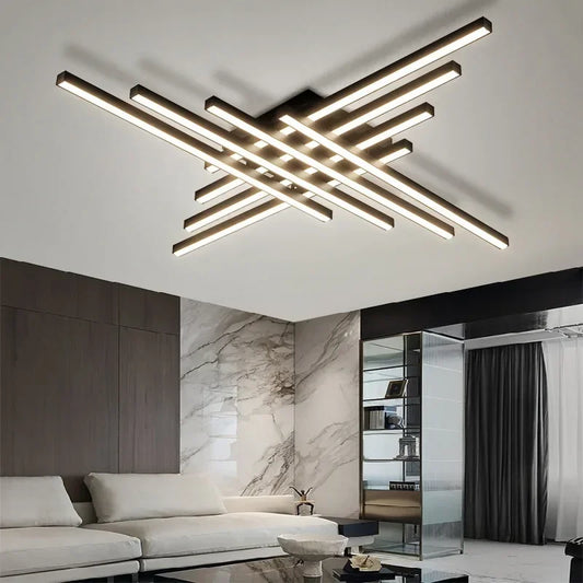 Nordic Minimalist LED Ceiling Lamp Strip Light For Living Room