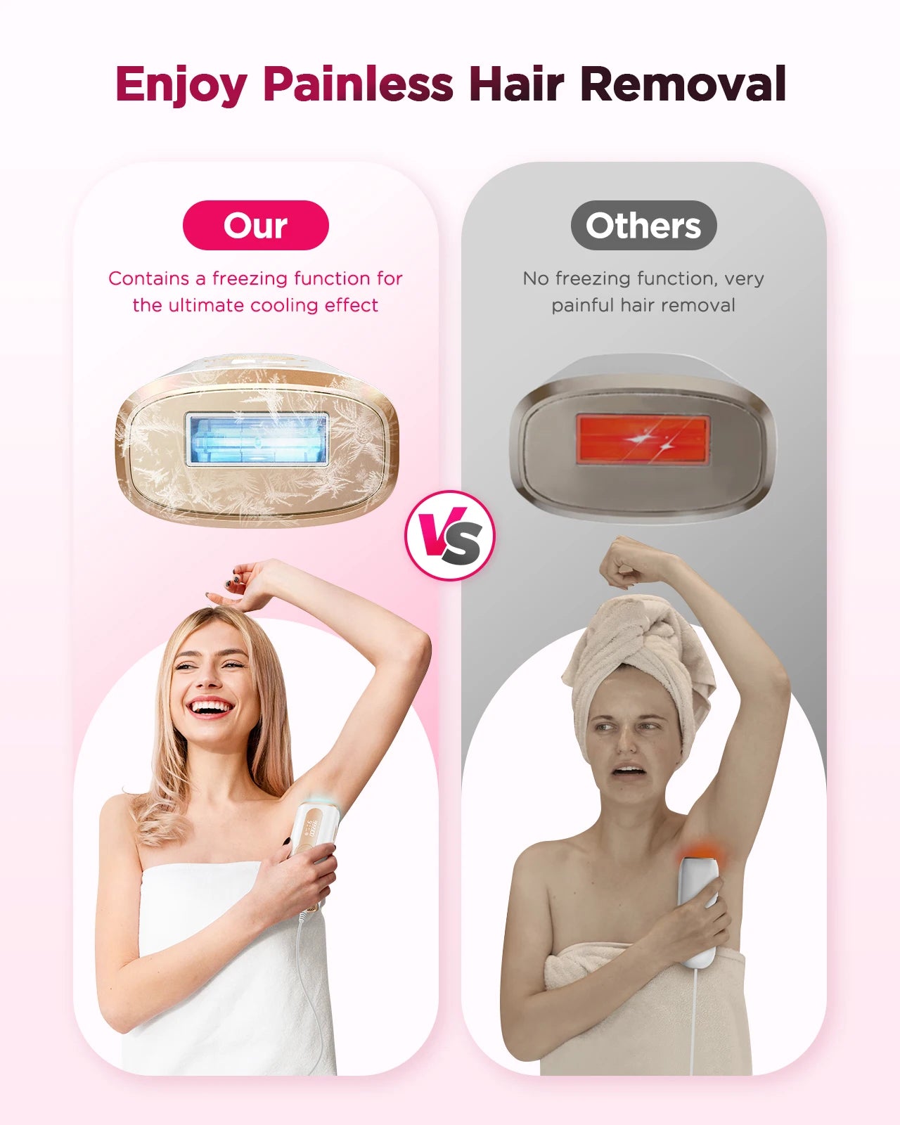 Totmizby Flash Laser Epilator IPL Hair Removal For Body Facial