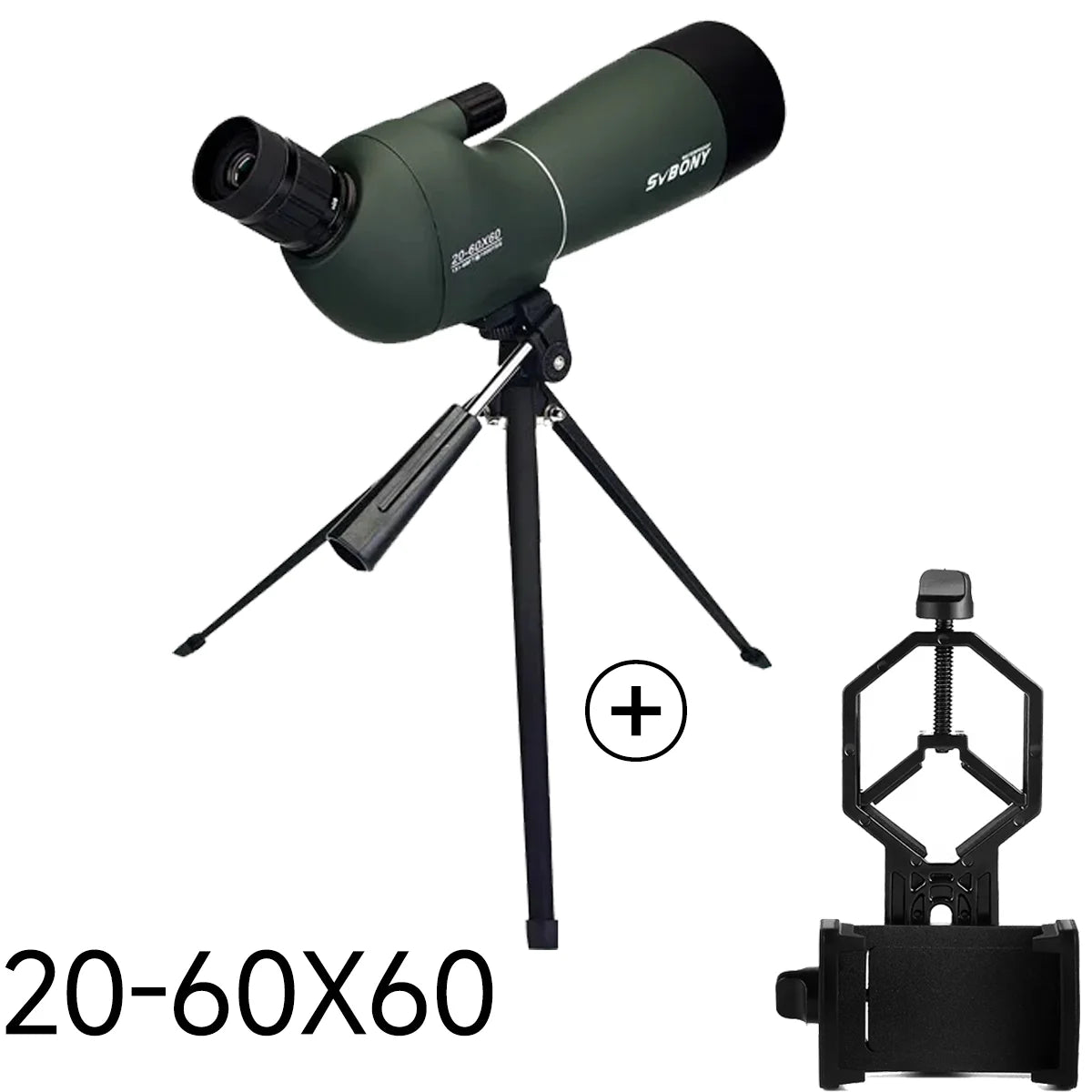 Svbony SV28 Spotting Scope Zoom With Tripod Waterproof Outdoor Hiking