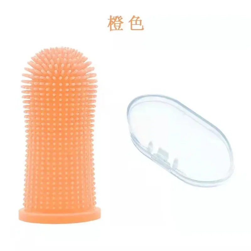 Silicone Finger Toothbrush For Dogs And Cats Pet Dental Cleaning