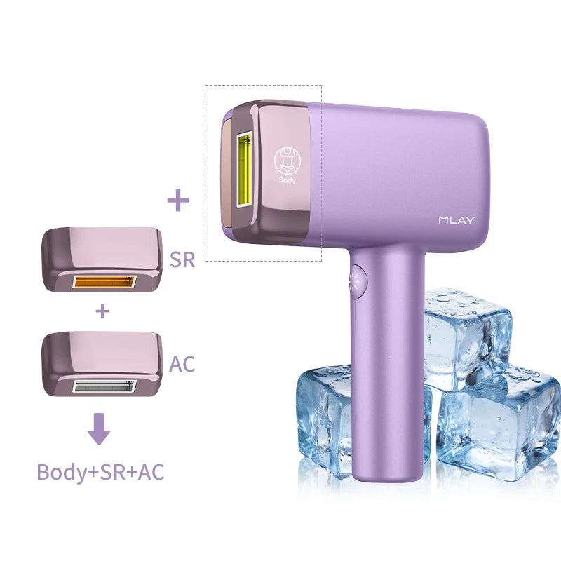 MLAY T14 IPL Laser Epilator For Home Hair Removal Face Body Bikini Painless 5 Levels CE RoHS 500000 Shots