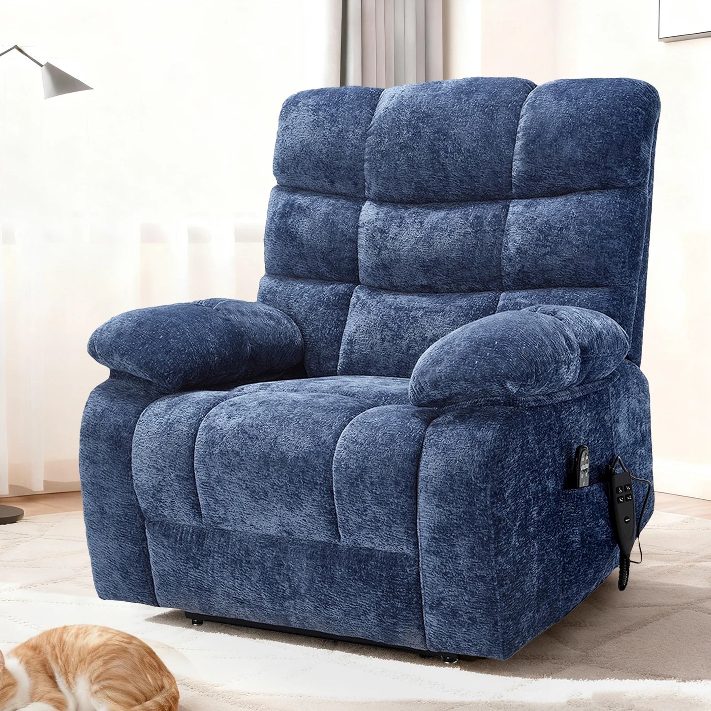 Redlife Heat Massage Power Lift Recliner Chair For Elderly