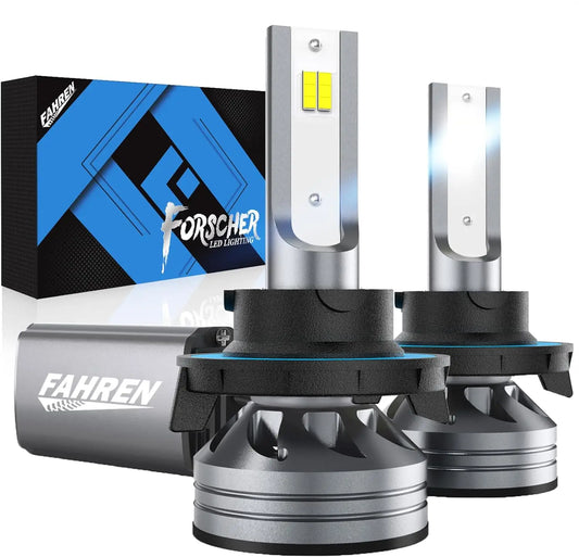 FAHREN LED 9008 H13 FogLights AllWeatherDurableProGrade 6500K IP68WaterproofProGrade