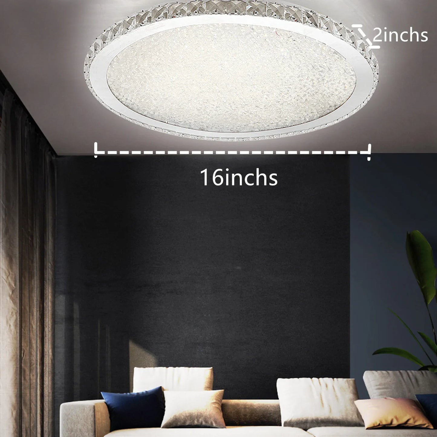LOYALHEARTDY Modern Crystal Ceiling Light Pendant LED Chandelier Raindrop Design
