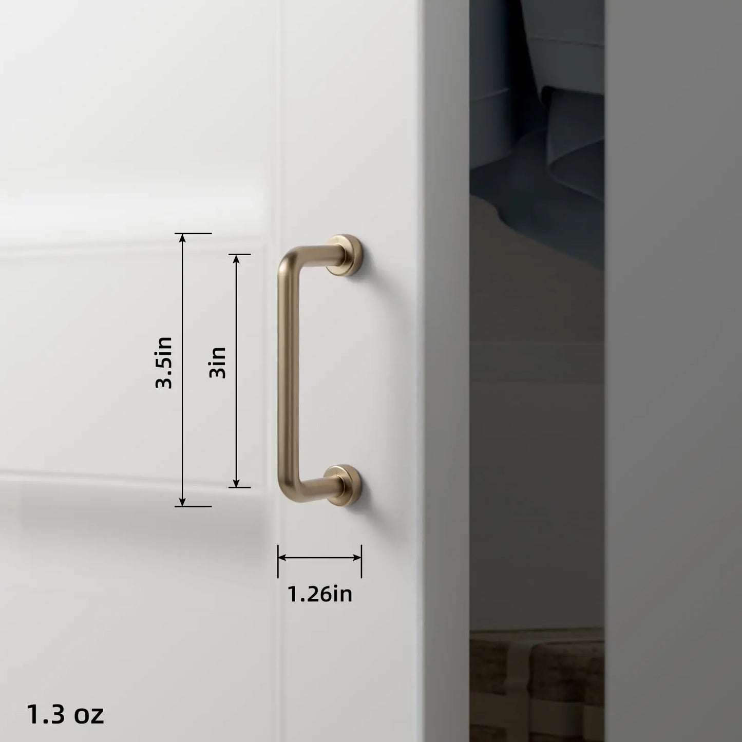 Goo-Ki Modern Zinc-Alloy Satin-Finish Cabinet Pulls Drawer Knobs FurnitureHardware