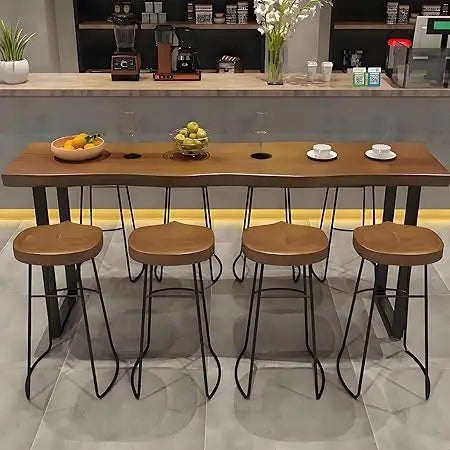 MKDK Bar Height Pub Table Rectangular High Top Dining