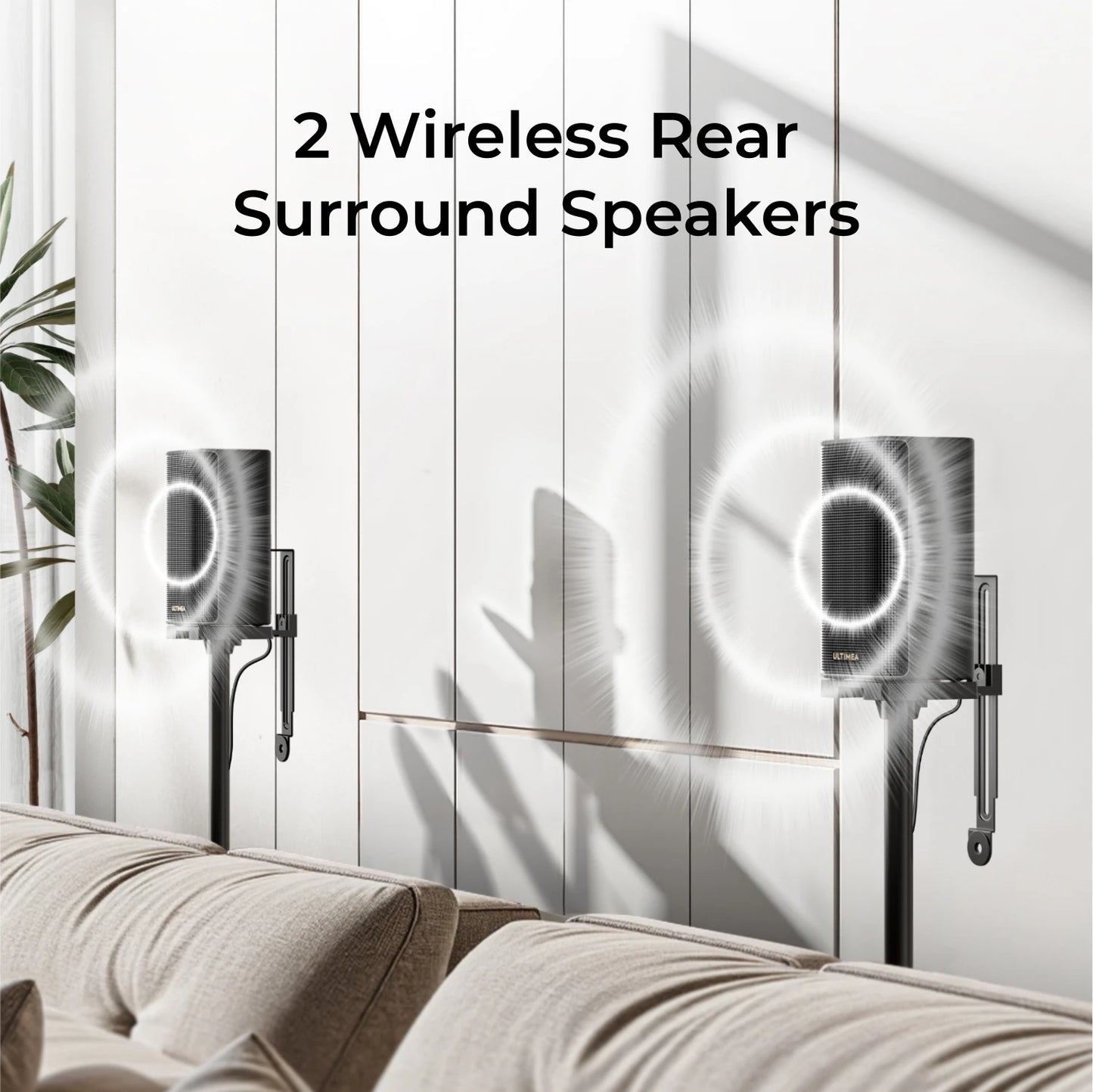 ULTIMEA Skywave X40 5.1.2ch Dolby Atmos Wireless Surround Sound System