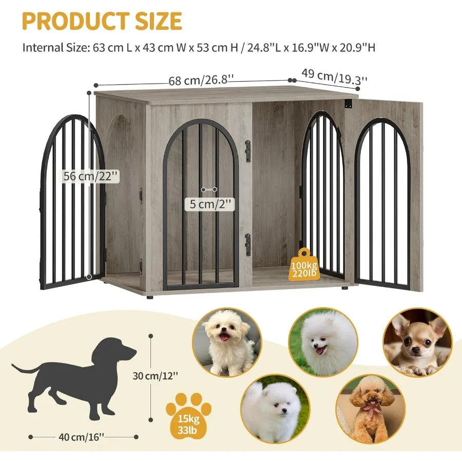 Sichuan CN Wooden Dog Crate Furniture For Small Dogs