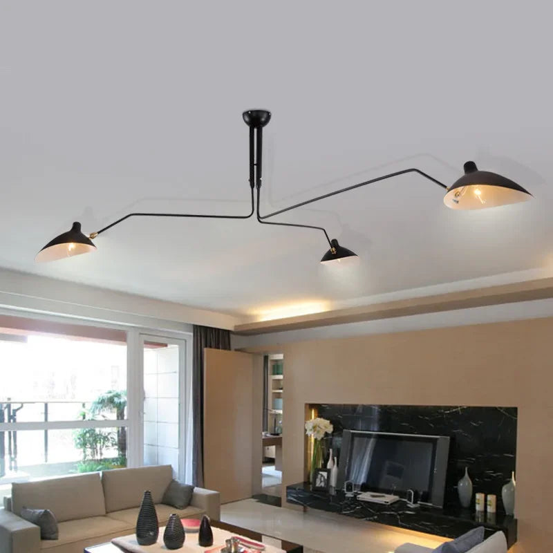 Mouille Nordic Spider Ceiling Lamp LED Iron For Home Decor Modern Living Room Ideas