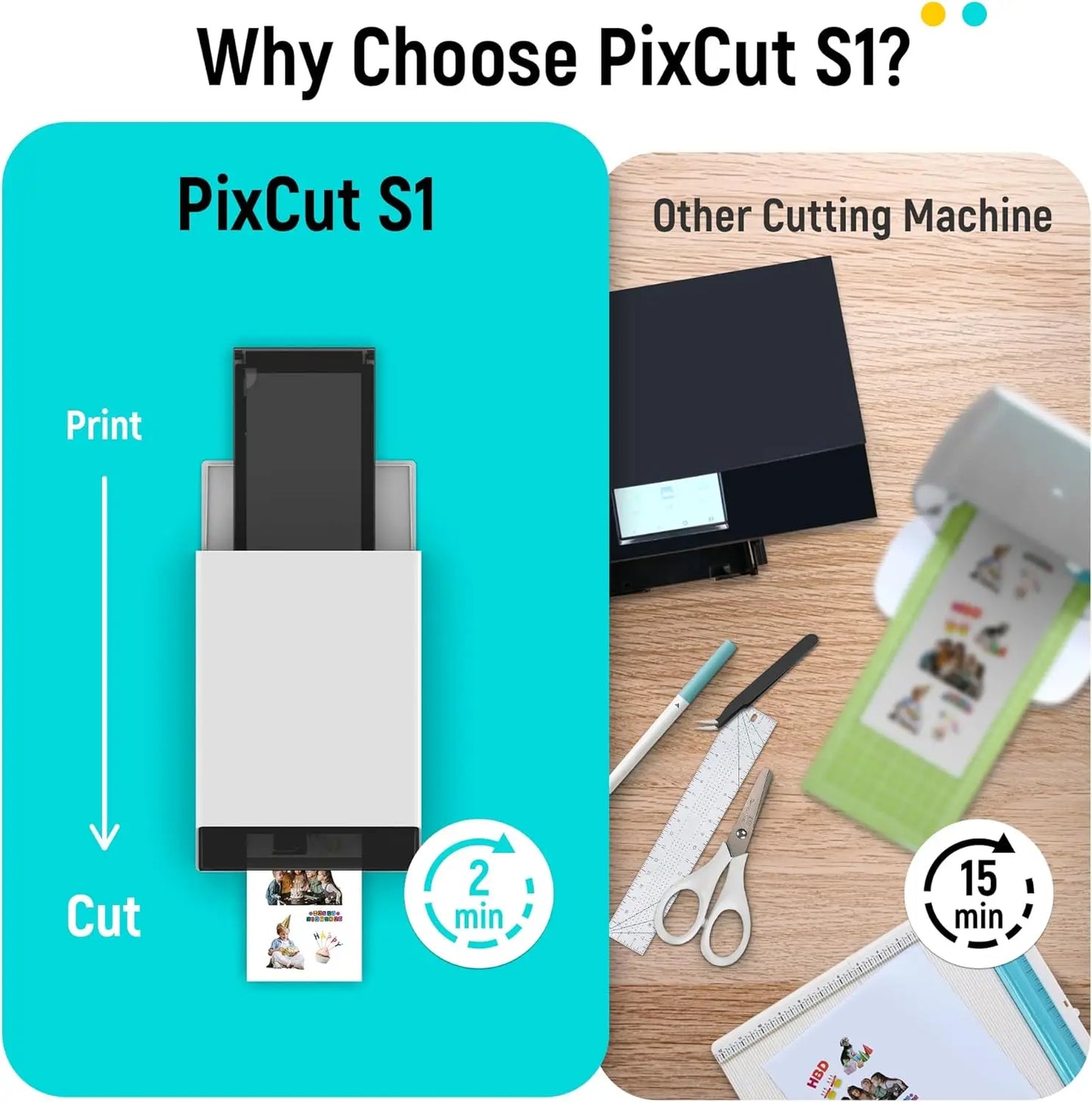 S1 Color Sticker Printer And Cutter All In One DIY