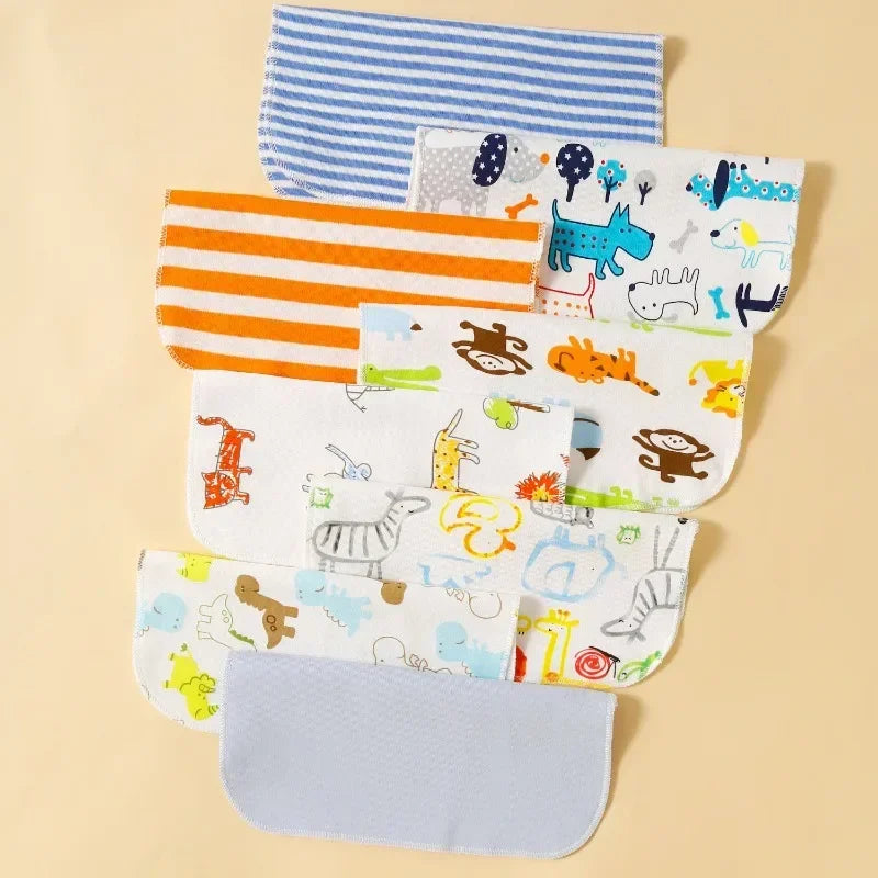 Newborn Baby Towels Set Cotton Washcloths Burp Cloths For Boys Girls Essentials Pack