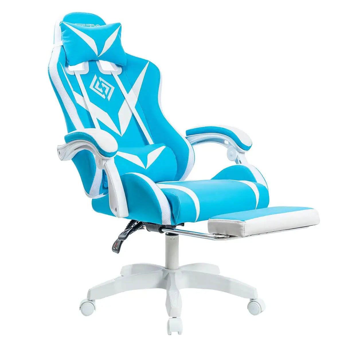 Hommpa Gaming Chair With RGB Light Bluetooth Speaker Ergonomic