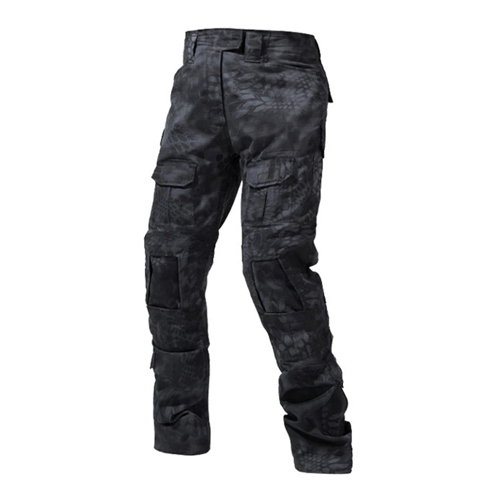 Tactical Combat Pants Multicam Camouflage For Outdoor Trekking And Hunting
