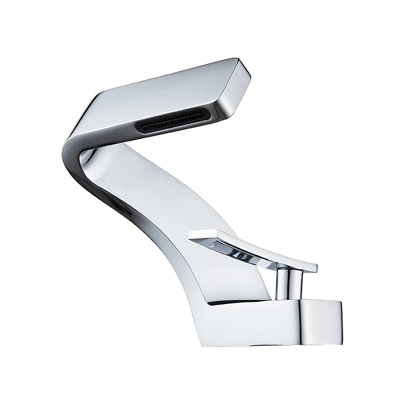 Bakala Deck Mounted Basin Faucet Single Hole Hot and Cold