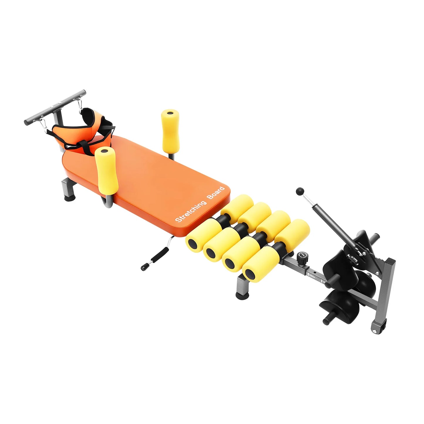 Adjustable Back Stretch Bench, Neck Stretcher Table Workout Bench 130kg Capacity for Spinal Decompression Neck Back Pain Relief