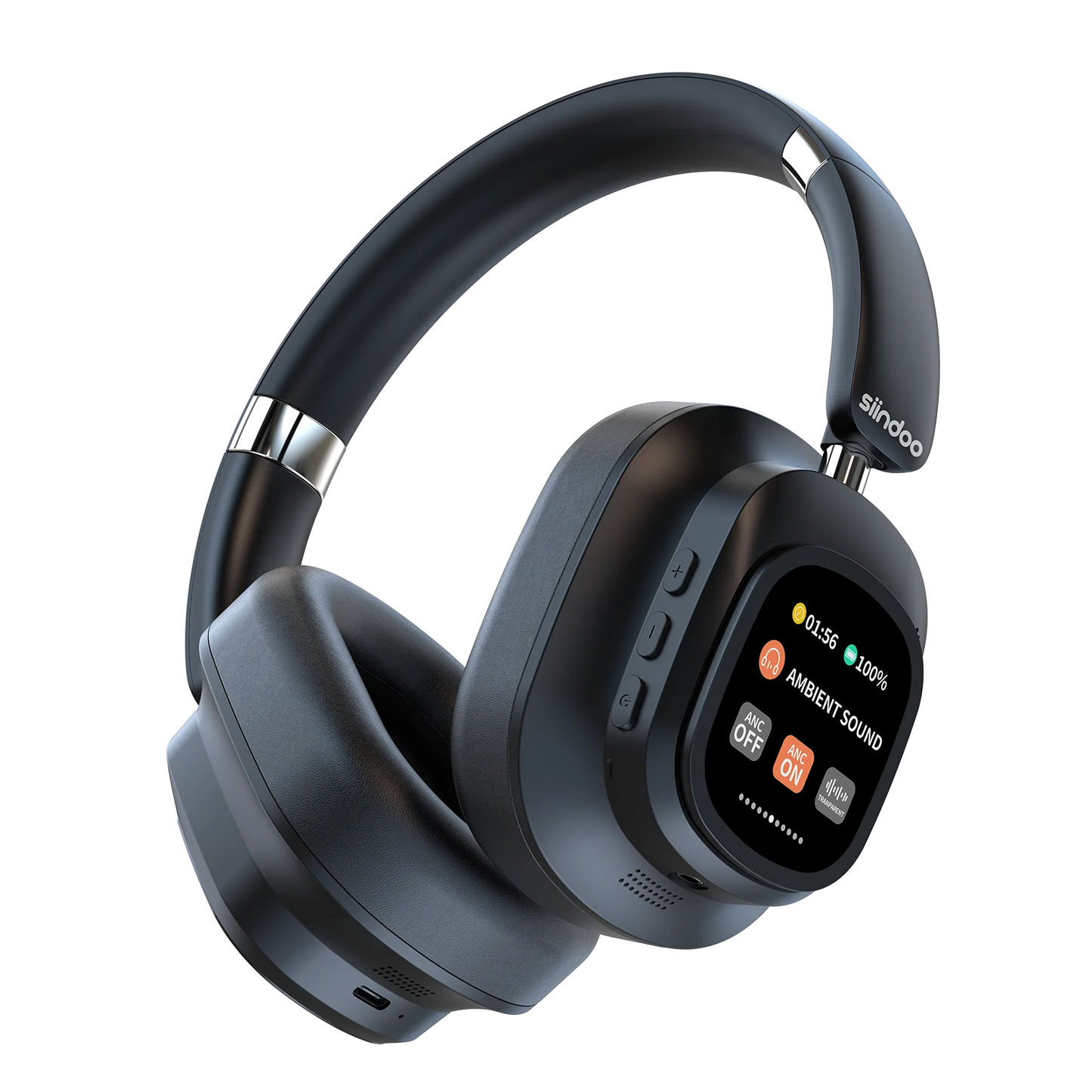 Siindoo ANC930Plus Hybrid Wireless Headphones With Touch Controls