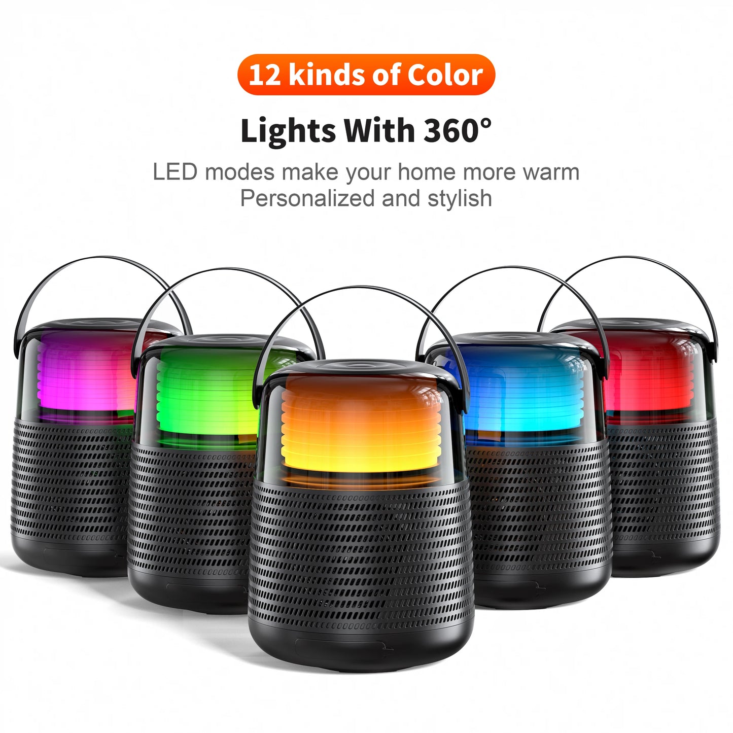 QERE HF55 Bluetooth Speaker Hi Res 20W IPX5 Waterproof Wireless