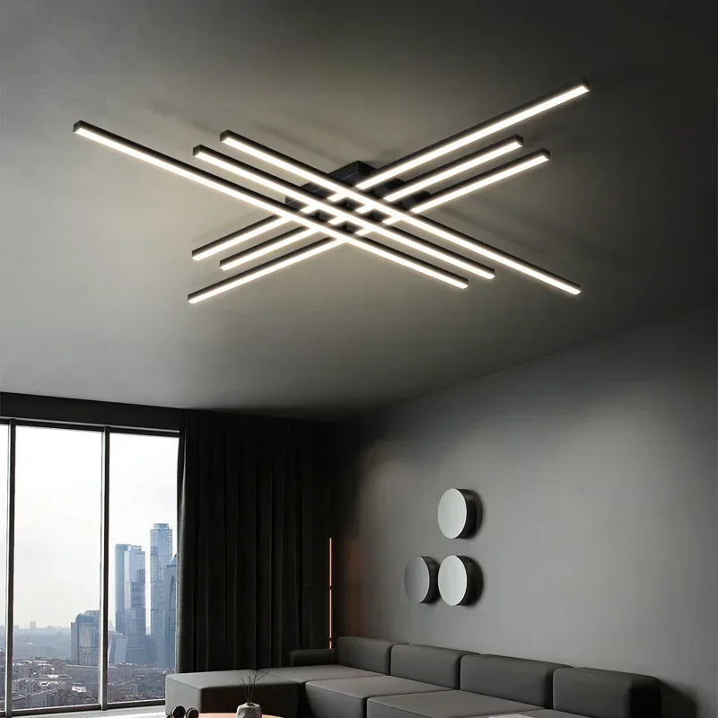 Nordic Minimalist LED Ceiling Lamp Strip Light For Living Room