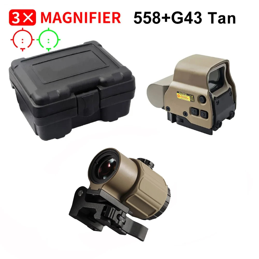 Bestsight 558 Holographic Collimator Sight With Quick Detach Mount