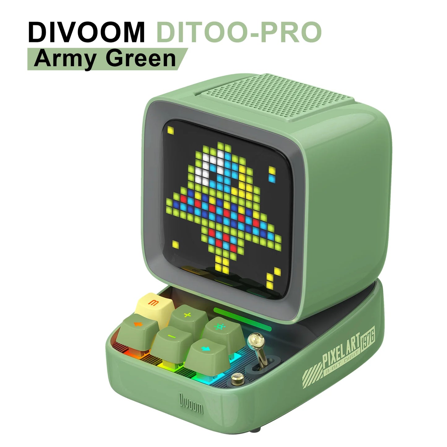 Divoom Ditoo Pro Bluetooth Desktop Speaker Pixel Art Alarm Clock