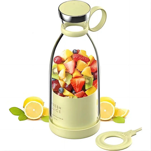 Rechargeable 350ml portable juicer, wireless orange blender, 50W USB fruit mixer, fast shipping from US warehouse