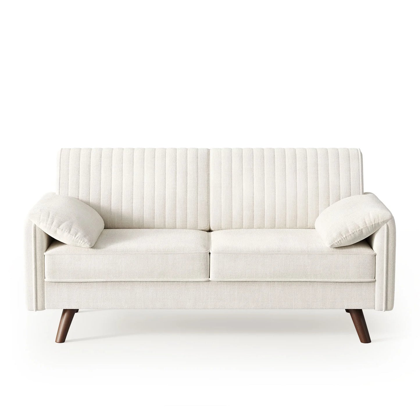 Modern Chenille Loveseat Sofa for Small Living Spaces