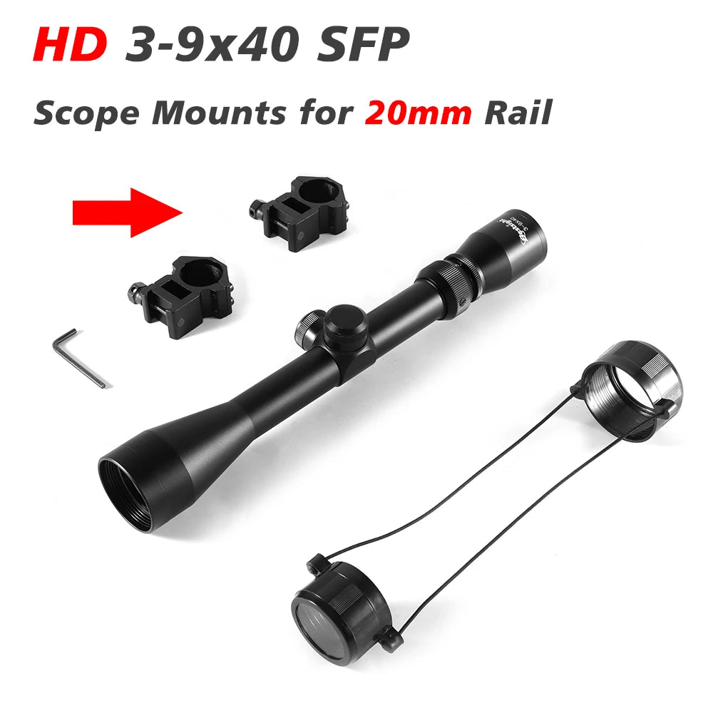 Nabila Rifle Scope Mil Dot Reticle For Deer Hunting