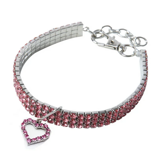 CN Bling Rhinestone Dog Collar With Jeweled Design